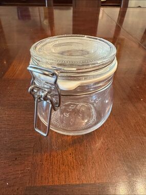 Ikea Small Jar Wire Hinged Lid Storage Food Accessories 4 oz.